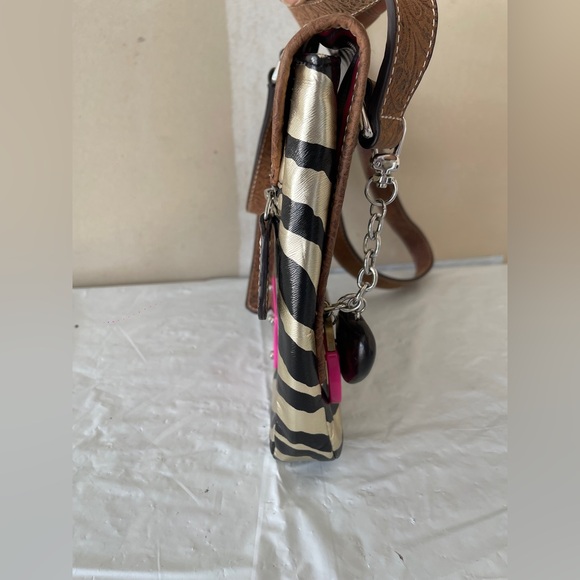 Consuela Zebra Print Crossbody Bag - Picture 3 of 8